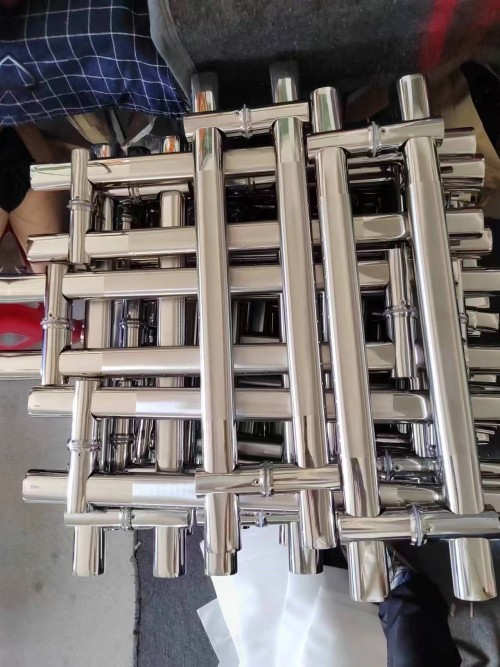 Stainless steel flat tube with adjustable handle